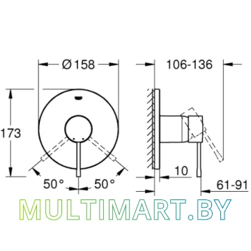 Смеситель Grohe Essence (24057001) картинка 4